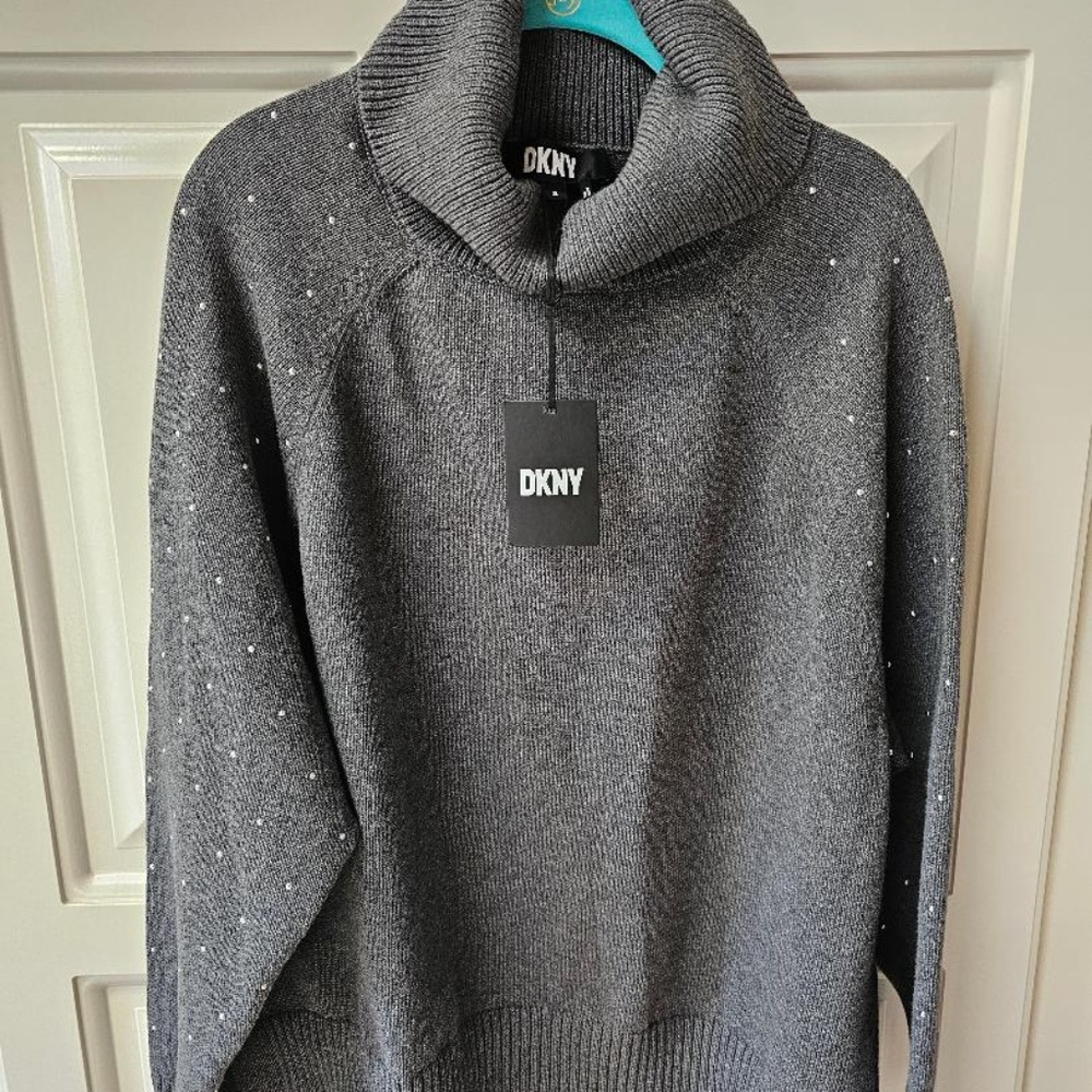WOMENS DKNY COWL NECK SWEATER